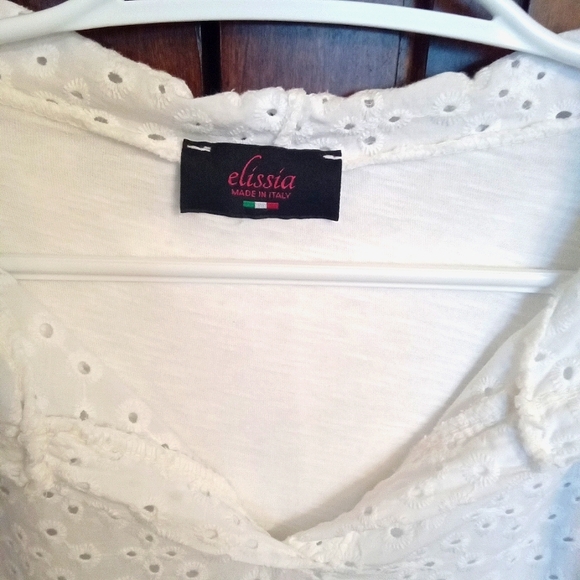 Elissia Eyelet Mixed Media Hooded Top - Picture 4 of 10